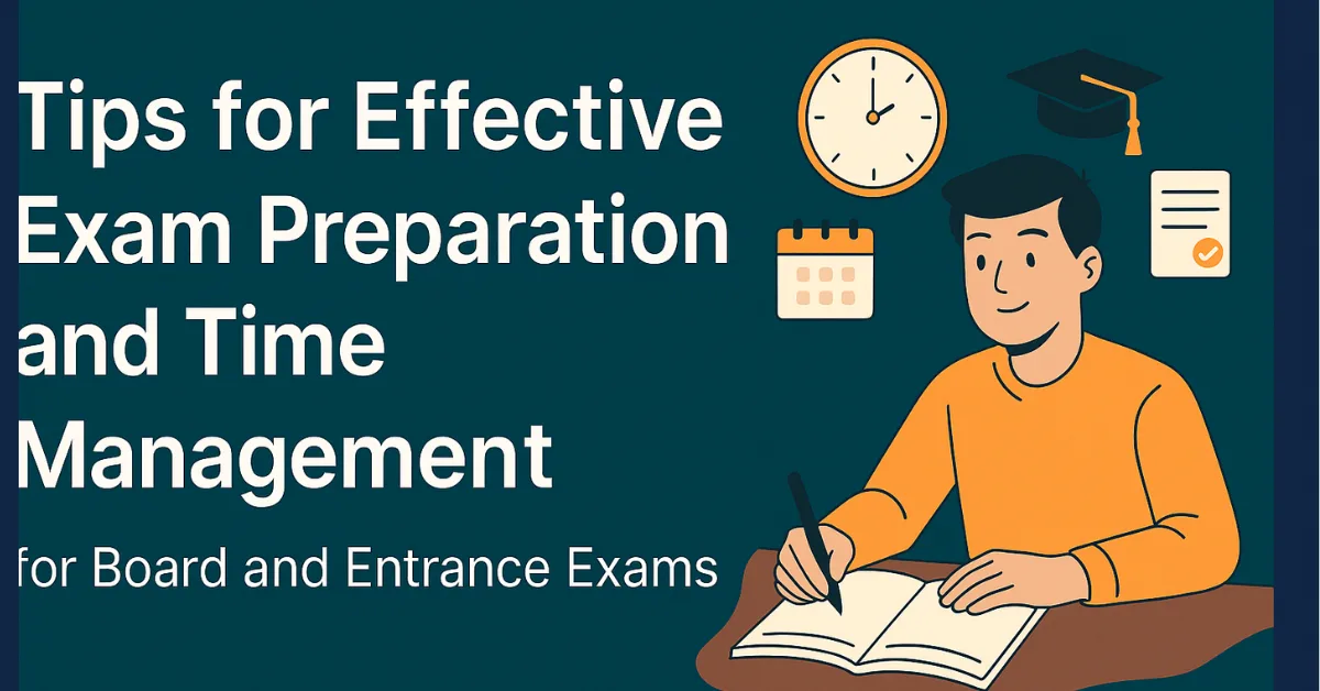 Tips for Effective Exam Prep and Time Management (for boardentrance exams)